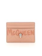Graffiti Logo Cardholder Alexander McQueen Graffiti Logo Cardholder - Rosa