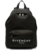 Black Backpack With Logo Print Givenchy Black Backpack With Logo Print