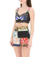 Dolce & Gabbana Patchwork Bustier Top Dolce & Gabbana Patchwork Bustier Top - Multicolore