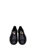 Loafers In Black Leather Givenchy Loafers In Black Leather - Nero
