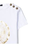 Balmain White Cotton T-shirt Balmain White Cotton T-shirt - Bianco