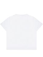 Stella McCartney Kids White T-shirt For Babyboy With Pirate Stella McCartney Kids White T-shirt For Babyboy With Pirate - Bianco