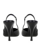 Saint Laurent Blade Slingback Pumps In Patent Leather Saint Laurent Blade Slingback Pumps In Patent Leather - BLACK