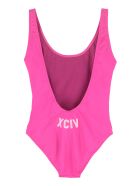 One-piece Swimsuit With Logo GCDS One-piece Swimsuit With Logo - Fucsia