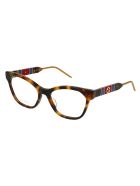 Gg0600o Glasses Gucci Gg0600o Glasses - 003 HAVANA HAVANA TRANSPARENT