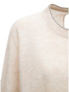 Brunello Cucinelli Beige Mohair Wool Sweater Brunello Cucinelli Beige Mohair Wool Sweater - Beige
