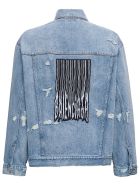 Balenciaga Organic Denim Jacket With Pockets Balenciaga Organic Denim Jacket With Pockets - Blu