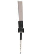 'large Neck Hook' Keychain Rick Owens 'large Neck Hook' Keychain - Pearlblack