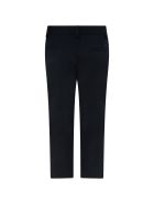 Armani Collezioni Blue Trouser For Boy With Iconic Eagle Armani Collezioni Blue Trouser For Boy With Iconic Eagle - Blue
