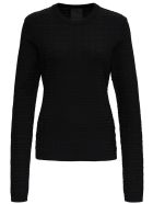 Givenchy Long-sleeved Sweater With 4g Motif Givenchy Long-sleeved Sweater With 4g Motif - Black