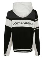 Dolce & Gabbana Layered Hooded Sweatshirt Dolce & Gabbana Layered Hooded Sweatshirt - Black/White