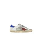 Golden Goose Superstar Sneakers Golden Goose Superstar Sneakers - Silver/white/red/blue
