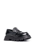 Alexander McQueen Wander Black Leather Loafers Alexander McQueen Wander Black Leather Loafers - Black