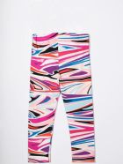 Emilio Pucci Girl's Leggings With Print Emilio Pucci Girl's Leggings With Print - Fuxia-celeste
