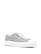 Givenchy Jacquard 4g City Sneakers Givenchy Jacquard 4g City Sneakers - White