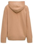 MSGM Camel-colored Wool And Cashmere Hoodie MSGM Camel-colored Wool And Cashmere Hoodie - Beige