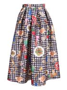 Alessandro Enriquez Polyester Skirt Alessandro Enriquez Polyester Skirt - Multicolor