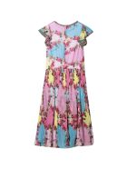 Miss Blumarine Long Dress With Flowers Miss Blumarine Long Dress With Flowers - Unico