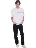 Throwback T-shirt In White Cotton Throwback T-shirt In White Cotton - white