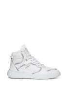Givenchy High Top Wing Sneakers In Leather With Logo Givenchy High Top Wing Sneakers In Leather With Logo - White
