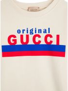 Gucci Jersey Sweatshirt With "original" Print Gucci Jersey Sweatshirt With "original" Print - White Multicolor