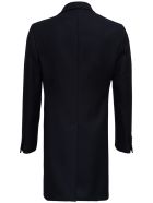 Tagliatore Basic Single-breasted Blue Wool Coat Tagliatore Basic Single-breasted Blue Wool Coat - Blu