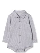 Il Gufo Striped Bodysuit Il Gufo Striped Bodysuit - Steel