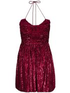 Saint Laurent Strapless Sequin Dress Saint Laurent Strapless Sequin Dress - Fuxia