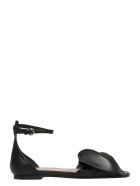 RED Valentino Bow Leather Sandal RED Valentino Bow Leather Sandal - Black