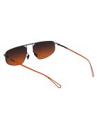Nat Sunglasses Mykita Nat Sunglasses - 814 C62 BLACK/POW11 | BLACK ORANGE GRADIENT