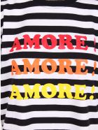 Alessandro Enriquez 'amore! Amore! Amore!' Cotton T-shirt Alessandro Enriquez 'amore! Amore! Amore!' Cotton T-shirt - Black Stripes