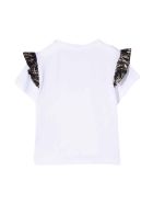 Balmain Unisex White T-shirt Balmain Unisex White T-shirt - Bianco/oro