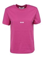 Classic Logo T-shirt MSGM Classic Logo T-shirt - Fucsia