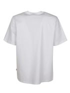 MSGM Milano Logo Print T-shirt MSGM Milano Logo Print T-shirt - White