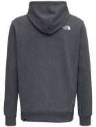 The North Face Grey Cotton Hoodie With Logo Print The North Face Grey Cotton Hoodie With Logo Print - Grey