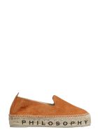 Philosophy x Manebí Logo Print Espadrille Philosophy x Manebí Logo Print Espadrille - Brown