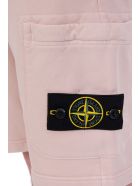 Stone Island Shorts In Rose-pink Cotton Stone Island Shorts In Rose-pink Cotton - rose-pink