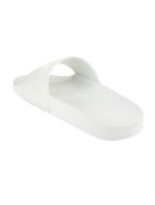 Woman White Slippers With Embossed Logo Givenchy Woman White Slippers With Embossed Logo - Blanc