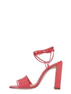 Sebastian Milano Sandals In Red Leather Sebastian Milano Sandals In Red Leather - red