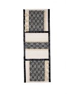 Tapestries Trama 150x50 Cm Le Botteghe su Gologone Tapestries Trama 150x50 Cm - Black