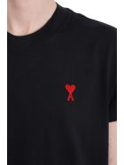 Ami Alexandre Mattiussi T-shirt In Black Cotton Ami Alexandre Mattiussi T-shirt In Black Cotton - black