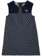 Gucci Gg Jacquard Denim Dress Gucci Gg Jacquard Denim Dress - Blu