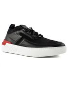 Tod's Black Leather No_code X Sneakers Tod's Black Leather No_code X Sneakers - Nero