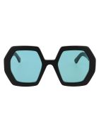 Gg0772s Sunglasses Gucci Gg0772s Sunglasses - 001 BLACK BLACK GREEN