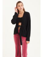 Cardigan Diamond Black Antonella Rizza Cardigan Diamond Black - Black