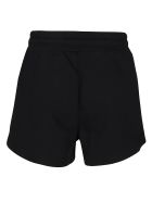 Black Cotton Track Shorts MSGM Black Cotton Track Shorts - Nero
