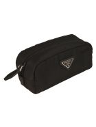 Prada Logo Plaque Wash Bag Prada Logo Plaque Wash Bag - Black