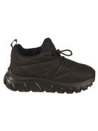 Prada Quilted Logo Patch Sneakers Prada Quilted Logo Patch Sneakers - Black