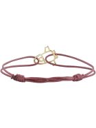 Aliita Nave Espacial Charm Cord Bracelet Aliita Nave Espacial Charm Cord Bracelet - Burgundy