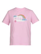 MSGM Cotton T-shirt MSGM Cotton T-shirt - PINK